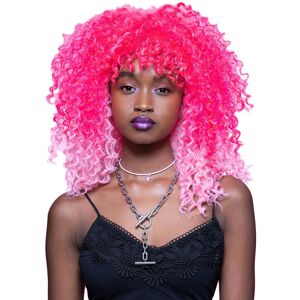 Smiffys Curl Girl Manic Panic Peruk Pink Passion Ombre