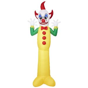 Smiffys Gigantisk Uppblåsbar Clown Dekoration
