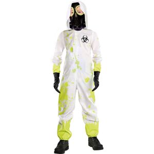 AMSCAN Hazmat Suit Maskeraddräkt Barn (4-6 år (104-116 cm))