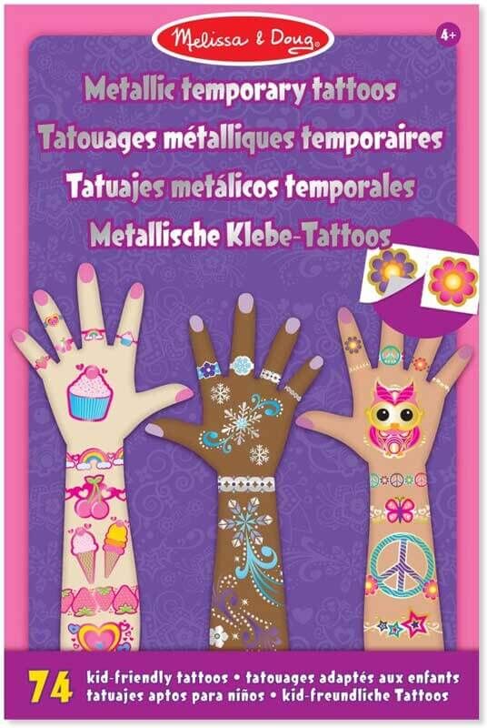 Melissa & Doug Tatueringar Metallic 75 st