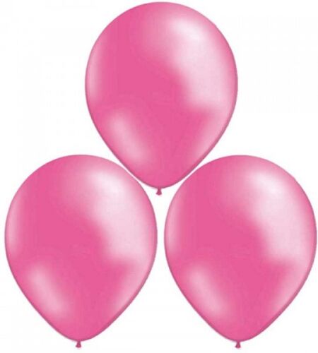 Ballonger metallic rosa 25-pack