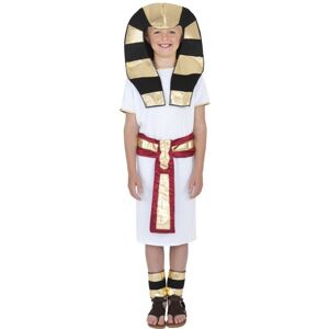 Smiffys Smiffy's Children's Egyptian Boy Costume, Robe, Belt, Headpiece & Anklets, Ages