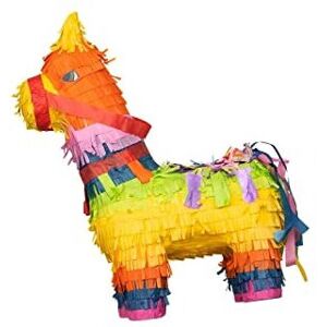 Smiffys 52721 Rainbow Llama Piñata, Unisex Children, Multi-Colour, One Size