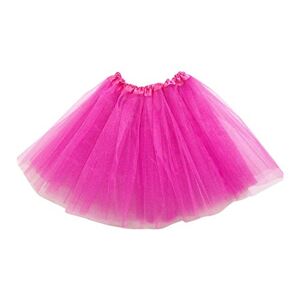 Crystal Flower Zac's Alter Ego Lady Girls Women Tutu Skirt Skirts Fancy Dress Party Hen Party (Hot Pink)
