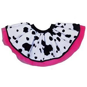 Honey B's Cow Print Fancy Dress Tutu Skirt Pink Cow Girl Flo Costume (2XL-3XL)