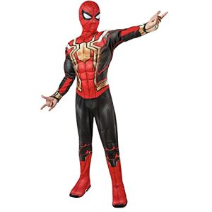 Rubies Rubie's Boy's Marvel: Spider-man 3 Deluxe Version 1 Inside Out Costume, Black, Gold & Red, Medium Age 8-10 UK