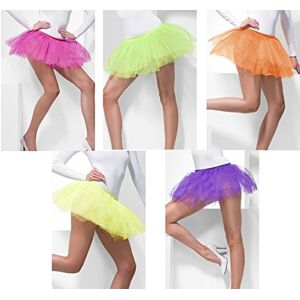 Smiffys Tutu Underskirt, Purple 4 Layers, 30cm Long, Fever Tutu's & Petticoats Fancy Dress, Fever Dress Up Accessories