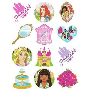 HENBRANDT 12 x Childrens Kids Temporary Tattoos Transfers Toys Party Loot bag Fillers Princess