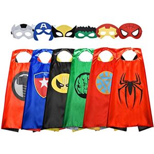 Hikidye Gifts for 3-11 Year Old, Superhero Capes Costumes Easter Gifts Spiderman Toys for 3-10 Year/ 3-12 Year Old Boys Girls Kids Party Dressing Up