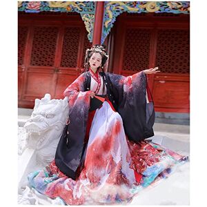 OZMDXKJ Traditional Chinese Hanfu Costume Skirt Outfit for Women's Cosplay Stage Photography, L=166-170cm,C