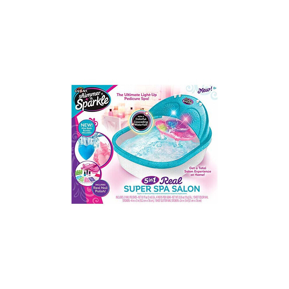 Cra-Z-Art Shimmer ?n Sparkle 6-in-1 Real Massaging Foot Spa for Kids