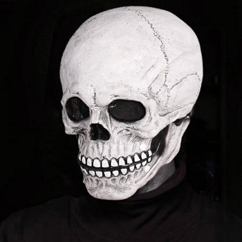 Bestseller Skull Mask with Movable Mouth Scary Realistic Soft Good Gift for Party