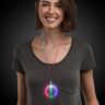 LED Peace Sign Necklaces by Windy City Novelties