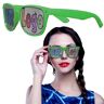 Green Novelty Custom Sunglasses - 12 Pack by Windy City Novelties