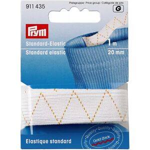 Prym - Standard-Elastic, 20mm/1m, Weiss