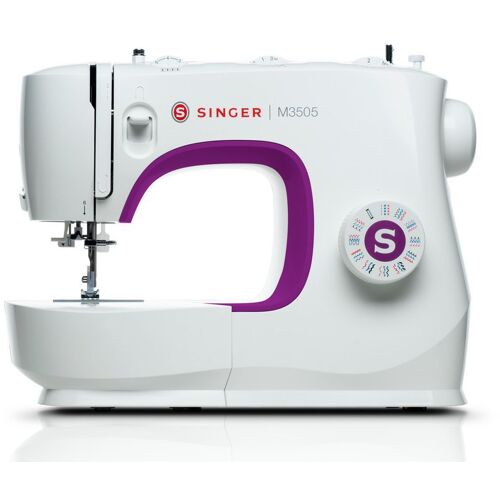 SINGER Nähmaschine "Singer M3505" Nähmaschinen weiß Coverlock-Nähmaschinen