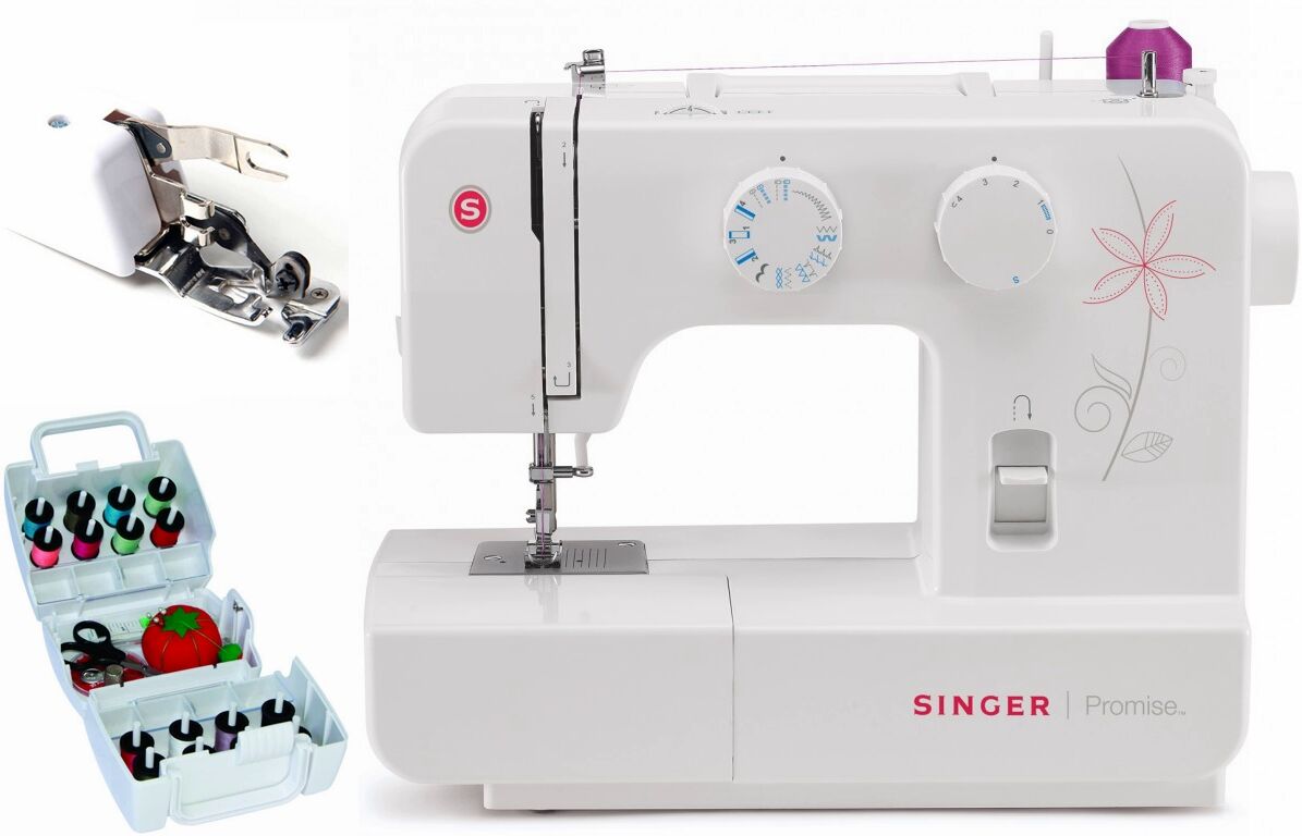 Singer  Promise 1412 con set cucito piedino tagliacuci e 5 anni di garanzia