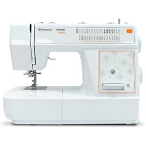 Husqvarna Viking E 10 Sewing Machine, Plastic Stainless Steel, White