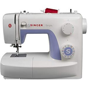 Singer Sewing Machine, White and Lavender