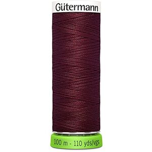 Gütermann Gutermann 723860 369 Sew All 100% Recycled Polyester Thread 100mtr, Burgundy, OSFA