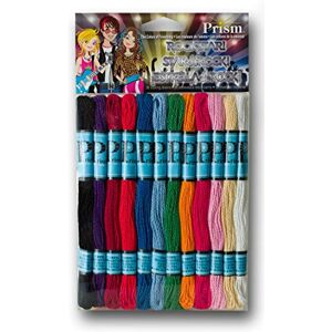 DMC Prism 36 x 9.14 m Craft Thread Rainbow Non Divisible Skein Pack