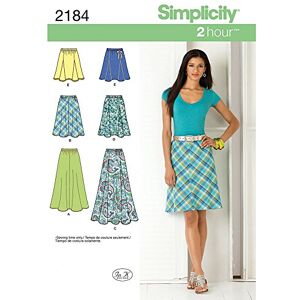 Simplicity 2184Women's Skirts, Paper, White, H5 (6-8-10-12-14)