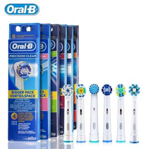 Original-Ersatzbürstenköpfe Von Oral B Für Die Rotierende Elektrische Zahnbürste Oral-B, Echte Zahnaufhellung, Weiche Borsten, Nachfüllungen