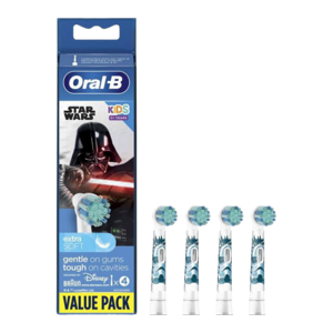 Oral-B Braun StarWars tandbørstehoveder 4-Pak