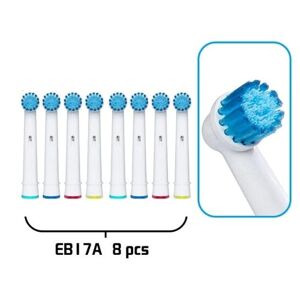 Best Sweden 8-pakke tandbørstehoveder Oral-B kompatibel-E17A