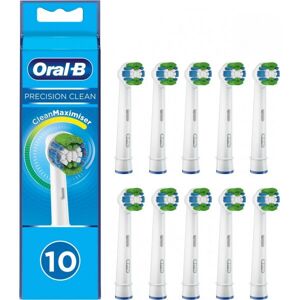 Oral-B Precision Clean 80339360 børstehoved til elektrisk tandbørste 10 stk Blå, Hvid