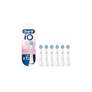 Oral-B iO Series Gentle Care Tandbørstehoveder - Hvid - 6-pak