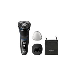 Philips 3000 Series S3344 - Shaver - trådløs - black moon