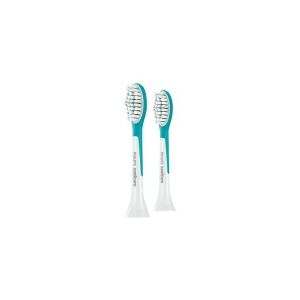 Philips Sonicare For Kids HX6042 - Ekstra tandbørstehoved - til tandbørste - akvamarin (pakke med 2)