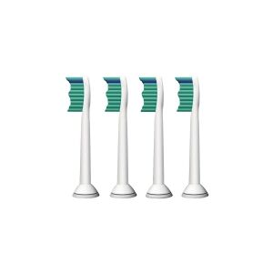 Philips Sonicare ProResults HX6014 - Ekstra tandbørstehoved - til tandbørste - hvid (pakke med 4)