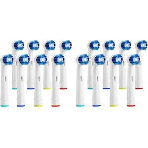 Best Trade 16 x Precision Clean OralB kompatible tandbørstehoveder SB-20A White