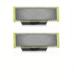 2 stk klingekompatibel Philips Oneblade-udskiftningsblad til skægbarberhoved til Philips One Blade Qp210/50 Qp220 Qp2520 Qp2530 Qp6510 Qp210