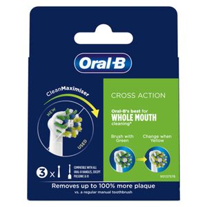 Oral B Cross Action Clean Maximiser   3 stk.