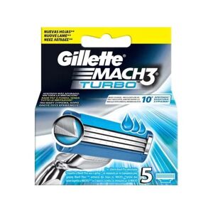 Gillette Mach3 Turbo Recambio 5uds