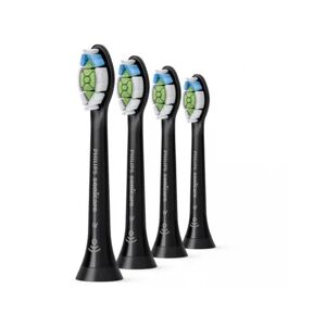 Sonicare Philips HX6064/11 Recambio Cepillo Dental Optimal White Negro 4uds