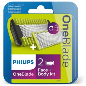 Cuchilla de recambio Philips OneBlade Kit Cara + Cuerpo QP620/50