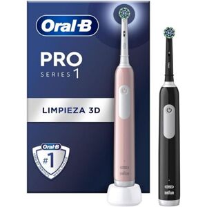 Oralb duopro1 pack oral-b christmas pro1 negro + rosa cuidado personal