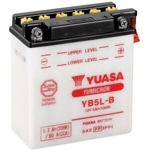 YUASA Batería  Convencional Sin Acid Pack - YB5L-B Batería sin paquete ácido -