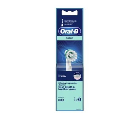 Oral-B Cepillo Dental Eléctrico Recambio Ortho Care 2uds