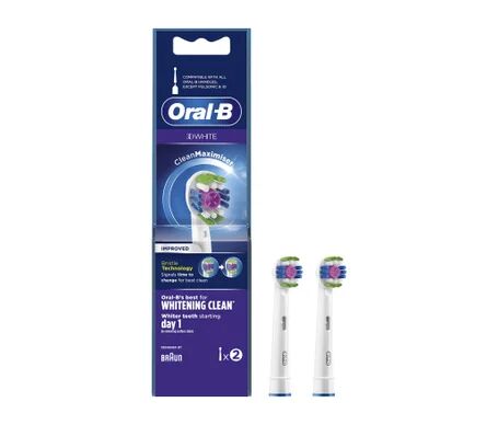 Oral-B 3D White Whitening Clean Cabezales 2uds