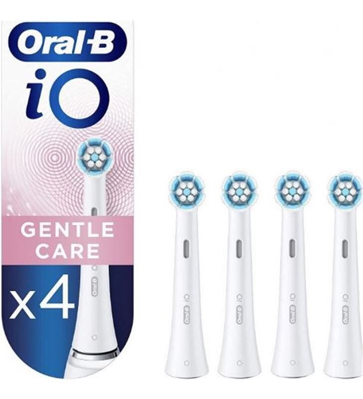Oralb iosw_4ffs_w oral-b io gentle care cabezales de recambio pack de 4 unidades
