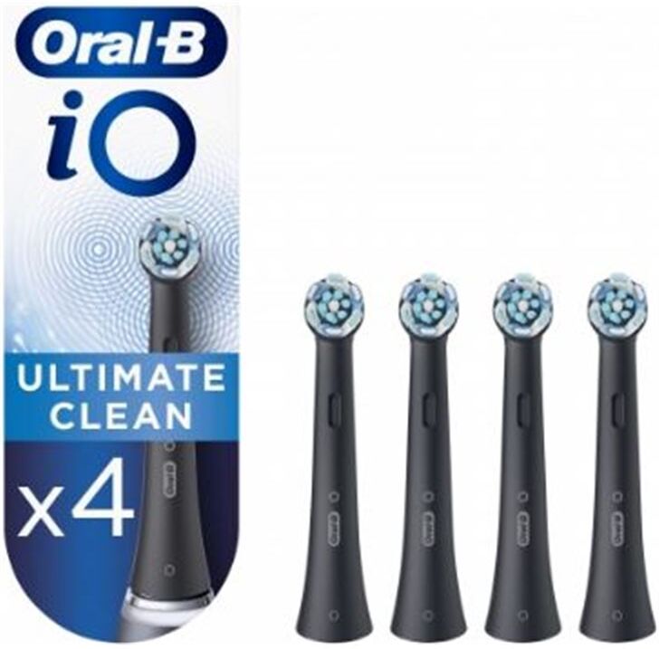 Oralb iocb_4ffs_b oral-b io ultimate clean black cabezales de recambio pack de 4 unidades