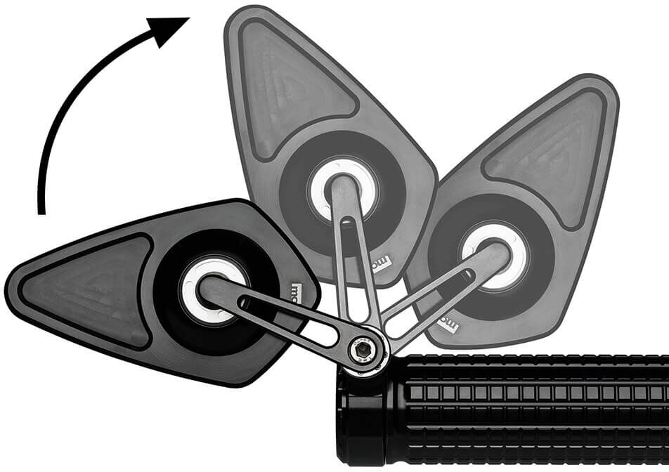 motogadget Mo.View Blade Flip - Negro