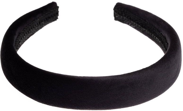 DARK Velvet Hairband Broad ─ Black