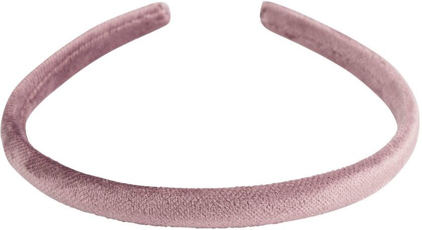 DARK Velvet Hairband Thin ─ Dusty Grape