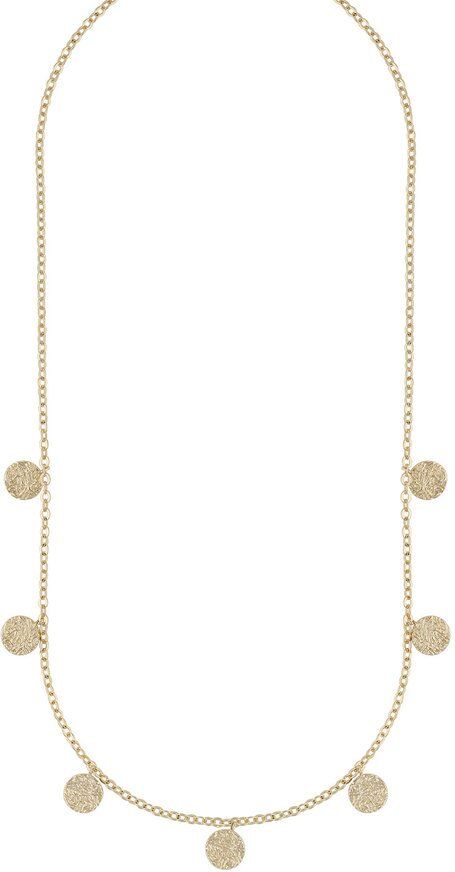 Snö Of Sweden Day Charm Necklace Plain 42 cm ─ Gold